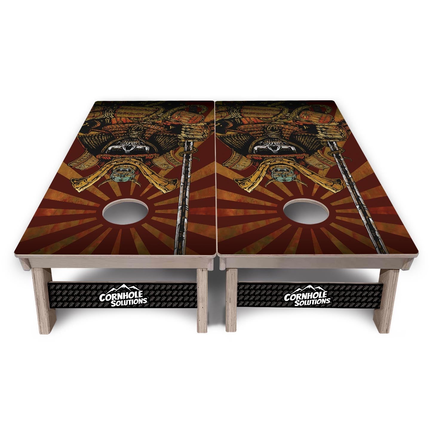 Artist Series Cornhole Boards - Professional Tournament Series - Samurai