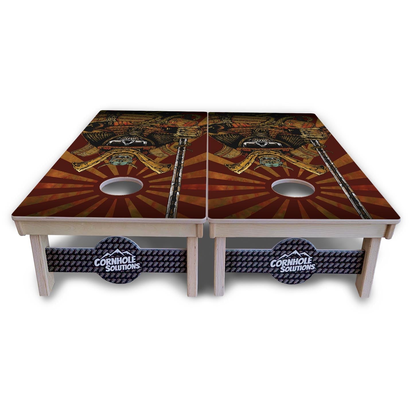 Artist Series Cornhole Boards - Professional Tournament Series - Samurai
