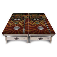 Artist Series Cornhole Boards - Professional Tournament Series - Samurai