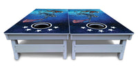 Artist Series Cornhole Boards - All Weather Series - Split Design