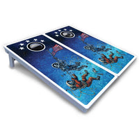 Artist Series Cornhole Boards - All Weather Series - Space Race