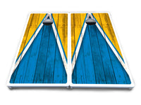 Team Color Triangle Cornhole Boards - All Weather Series