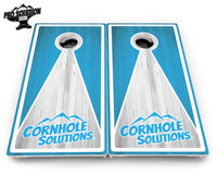 Keyhole Design Options CS Logo Cornhole Boards - Pro Solution Elite Series