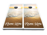 Beach Sunset Cornhole Boards - All Weather Series