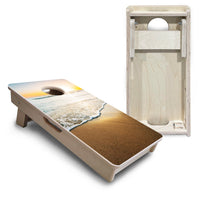 Mini Cornhole Boards - Beach Sunset