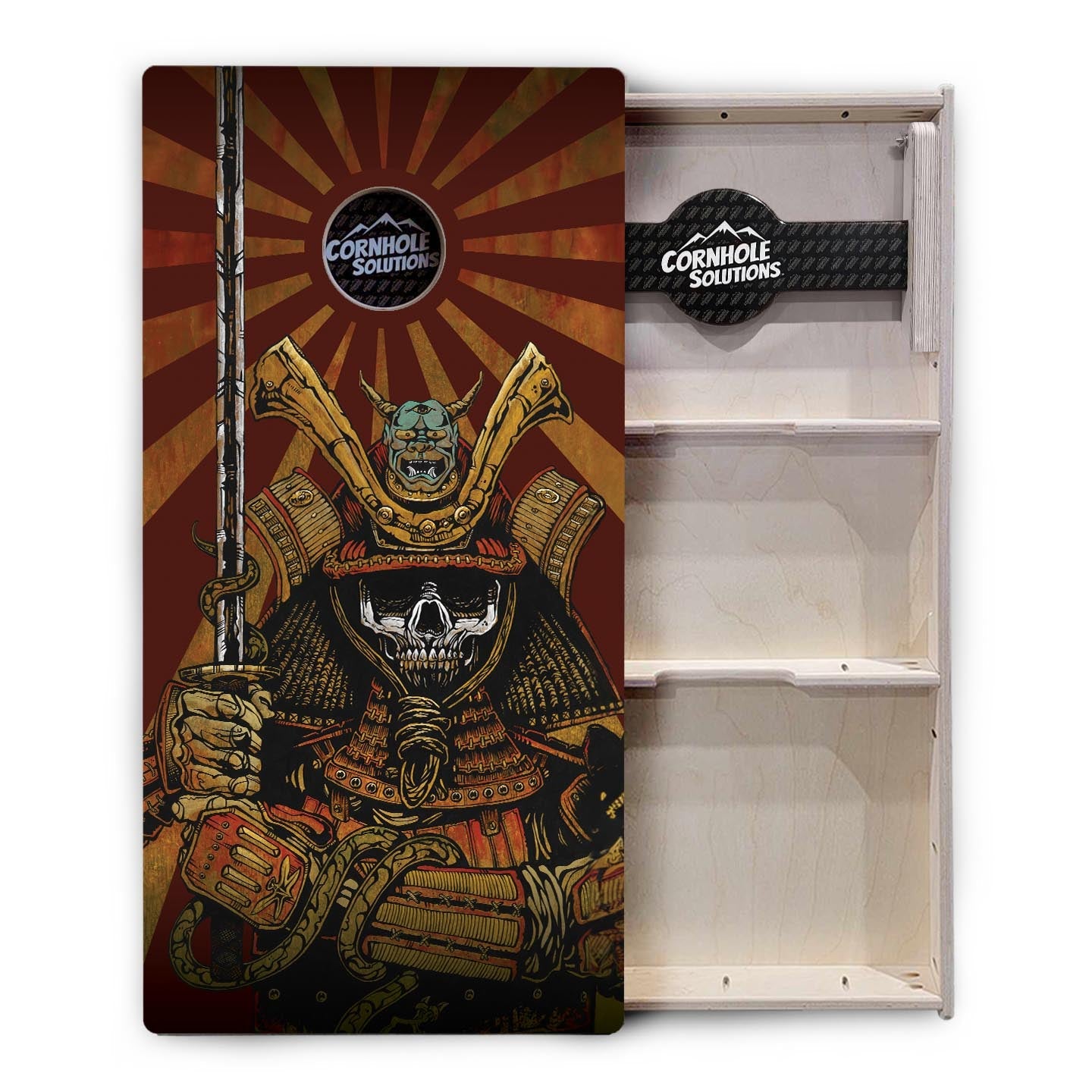 Artist Series Cornhole Boards - Professional Tournament Series - Samurai
