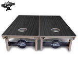 Dark Grey Wood Cornhole Boards - Pro Solution Elite Series