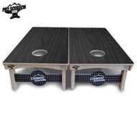 Dark Grey Wood Cornhole Boards - Pro Solution Elite Series