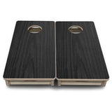 Mini Cornhole Boards - Dark Grey Wood