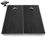 Dark Grey Wood Cornhole Boards - Pro Solution Elite Series