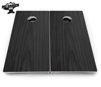 Dark Grey Wood Cornhole Boards - Pro Solution Elite Series