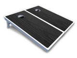 Dark Grey Wood Cornhole Boards - All Weather Series