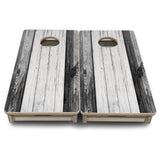 Mini Cornhole Boards - Grey Two Tone Slats