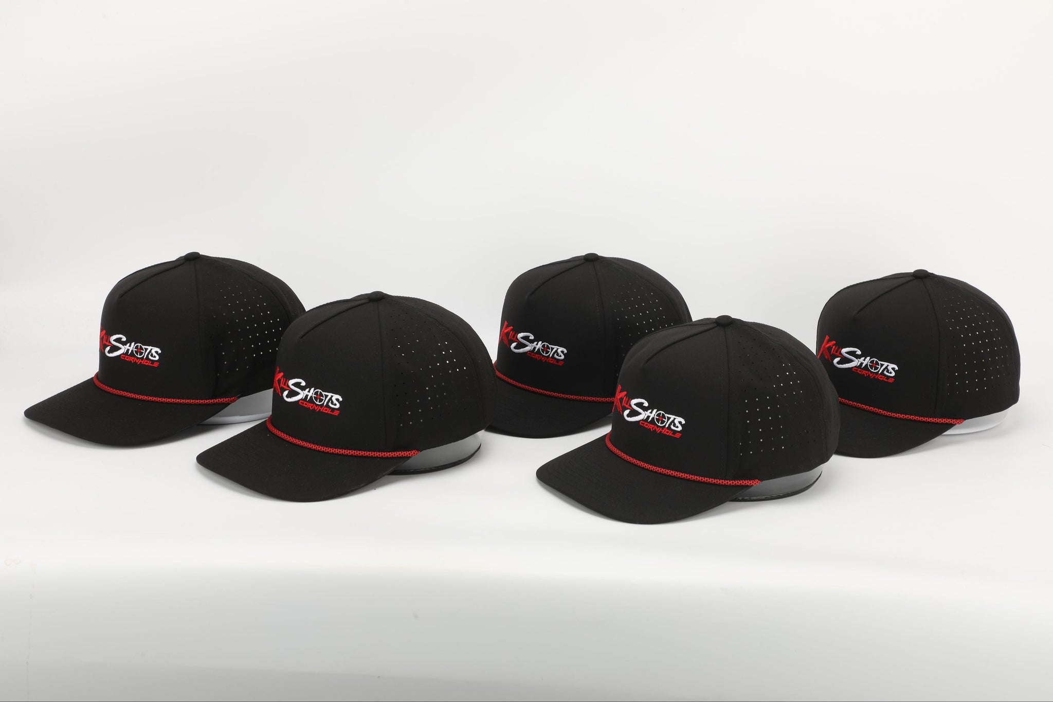 Killshots Cornhole 5 Panel Snap-Back Rope Logo Hat