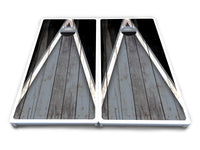 Team Color Triangle Cornhole Boards - All Weather Series