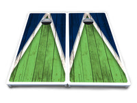 Team Color Triangle Cornhole Boards - All Weather Series
