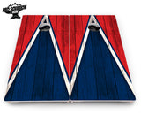 Team Color Triangle Cornhole Boards - Pro Solution Elite Series