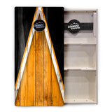 Orange / Black Triangle Cornhole Boards - Professional Tournament Series