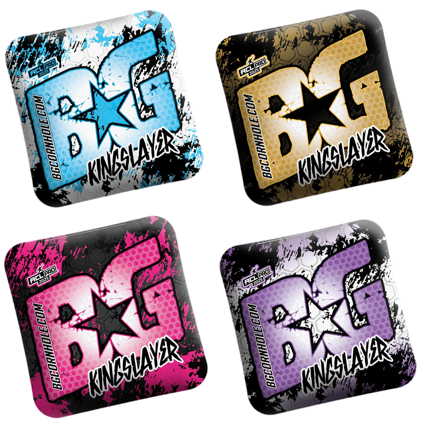 BG Cornhole 2026 Multiple Bag Models "Glow Honey" - ACL Pro Stamped Cornhole Bags - SET OF 4 BAGS