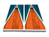 Team Color Triangle Cornhole Boards - All Weather Series