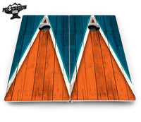 Team Color Triangle Cornhole Boards - Pro Solution Elite Series