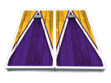 Team Color Triangle Cornhole Boards - All Weather Series