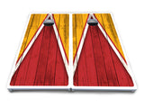 Team Color Triangle Cornhole Boards - All Weather Series