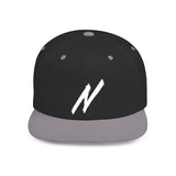 NICE Throw Shop Flat Bill Snapback with N Design – Multiple Colors