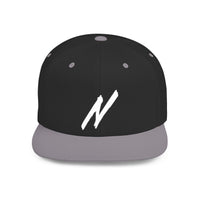 NICE Throw Shop Flat Bill Snapback with N Design – Multiple Colors