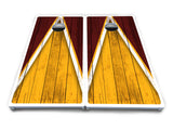 Team Color Triangle Cornhole Boards - All Weather Series