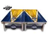 Yellow & Blue Triangle Cornhole Boards - Pro Solution Lite Series