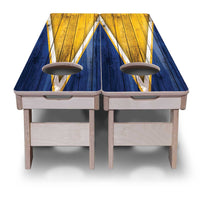 Training Skinny Boards - Sports Theme - Yellow & Blue