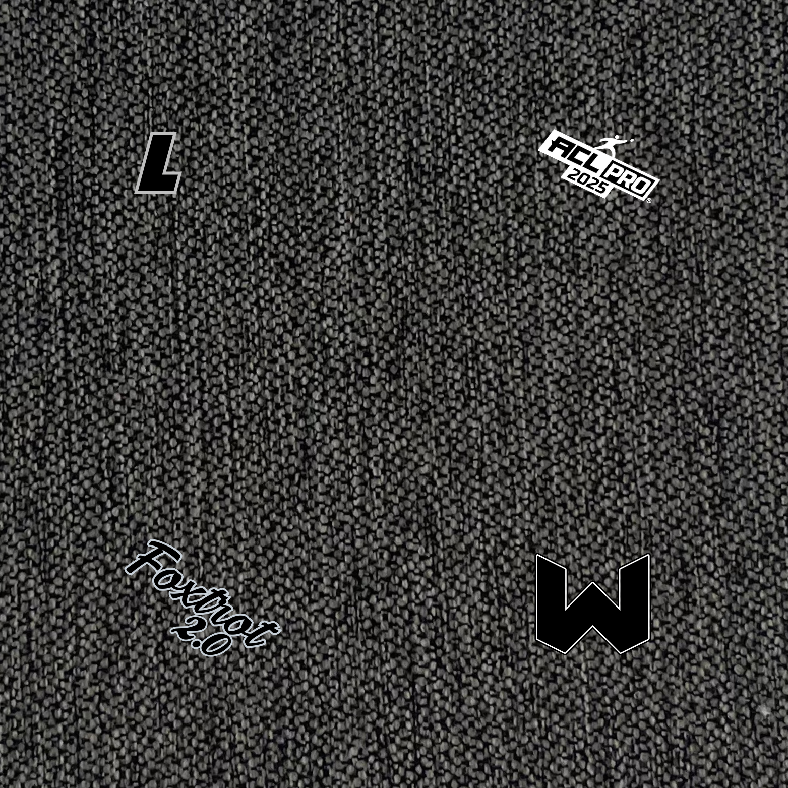 2026 WTF Cornhole Foxtrot 2.0 Minimal - ACL Pro Stamped Cornhole Bags - Set of 4 bags