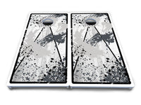 Paint Splatter Cornhole Boards - All Weather Series