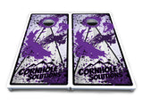 Paint Splatter CS Logo Cornhole Boards - All Weather Series