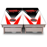 Vacation Cornhole Boards - Red/White Jersey