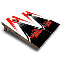 Vacation Cornhole Boards - Red/White Jersey