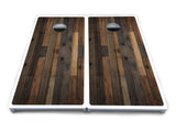 Wood Panels Cornhole Boards - All Weather Series