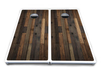 Wood Panels Cornhole Boards - All Weather Series