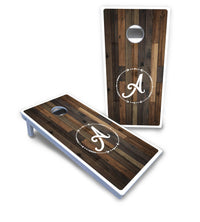 Wood Wreath Letter Cornhole Boards - All Weather Series
