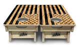 Mini Cornhole Boards - Light Wood Flag Designs