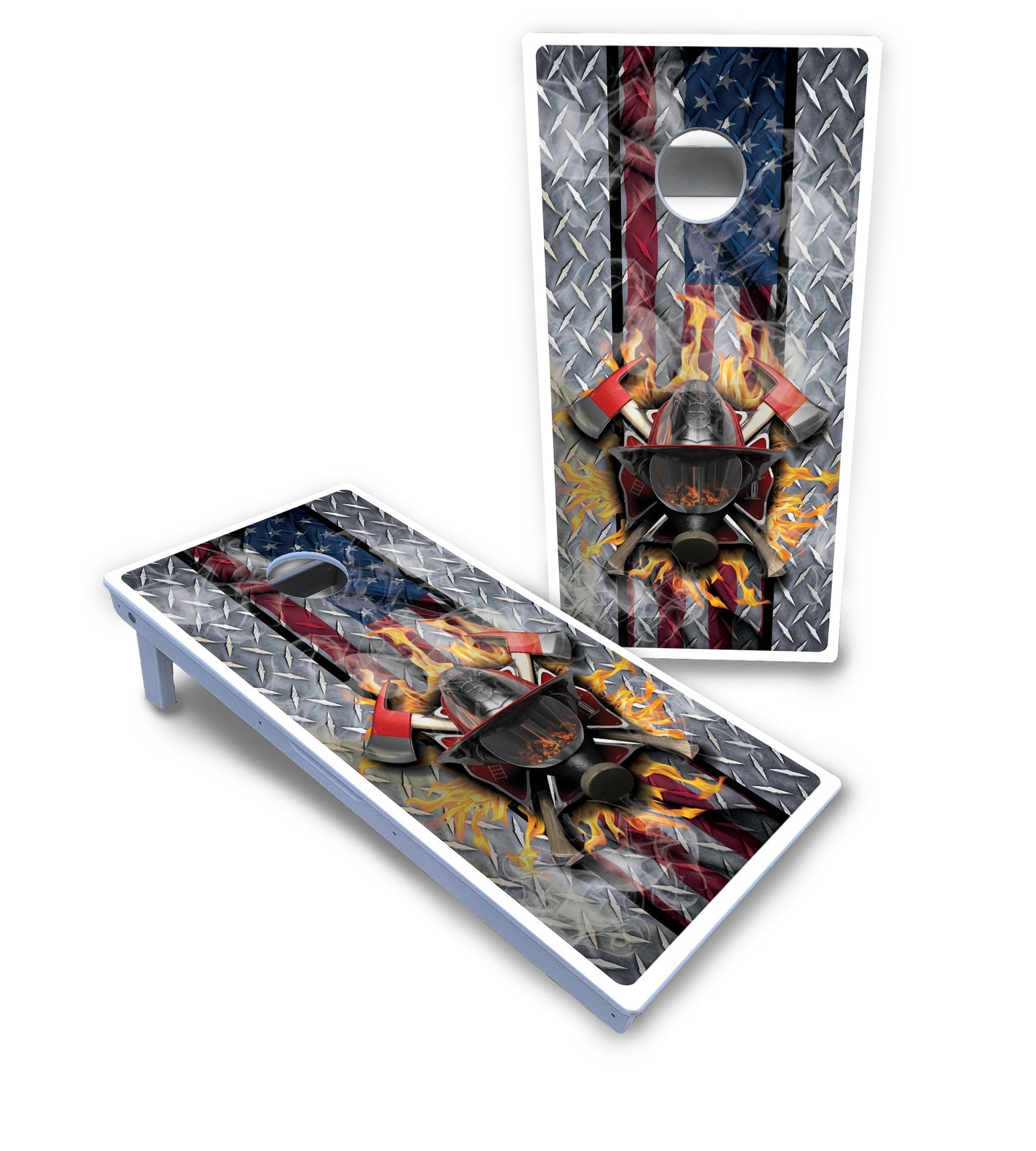 Firefighter Cornhole Boards - All Weather Series