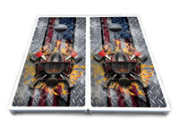 Firefighter Cornhole Boards - All Weather Series