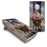 Mini Cornhole Boards - Firefighter