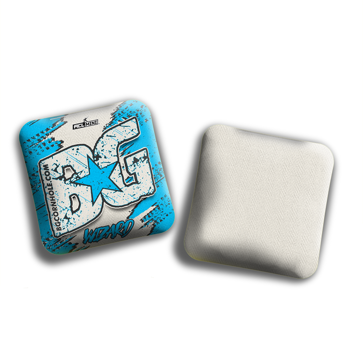 BG Cornhole 2025 BG Wizard 4" Mini Cornhole Bags - “TRAXX” - Set of 4 Bags