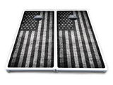 Monochrome Flag Cornhole Boards - All Weather Series