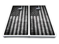 Monochrome Flag Cornhole Boards - All Weather Series
