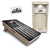 Mini Cornhole Boards - Monochrome Flag