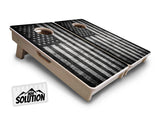 Mini Cornhole Boards - Monochrome Flag