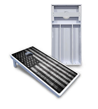 Monochrome Flag Cornhole Boards - All Weather Series